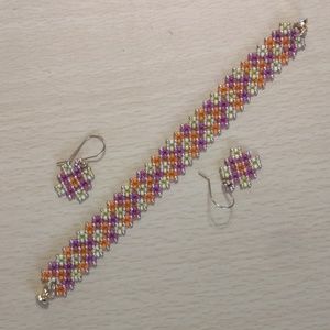 Pondo Stich Bracelet With Free Earrings